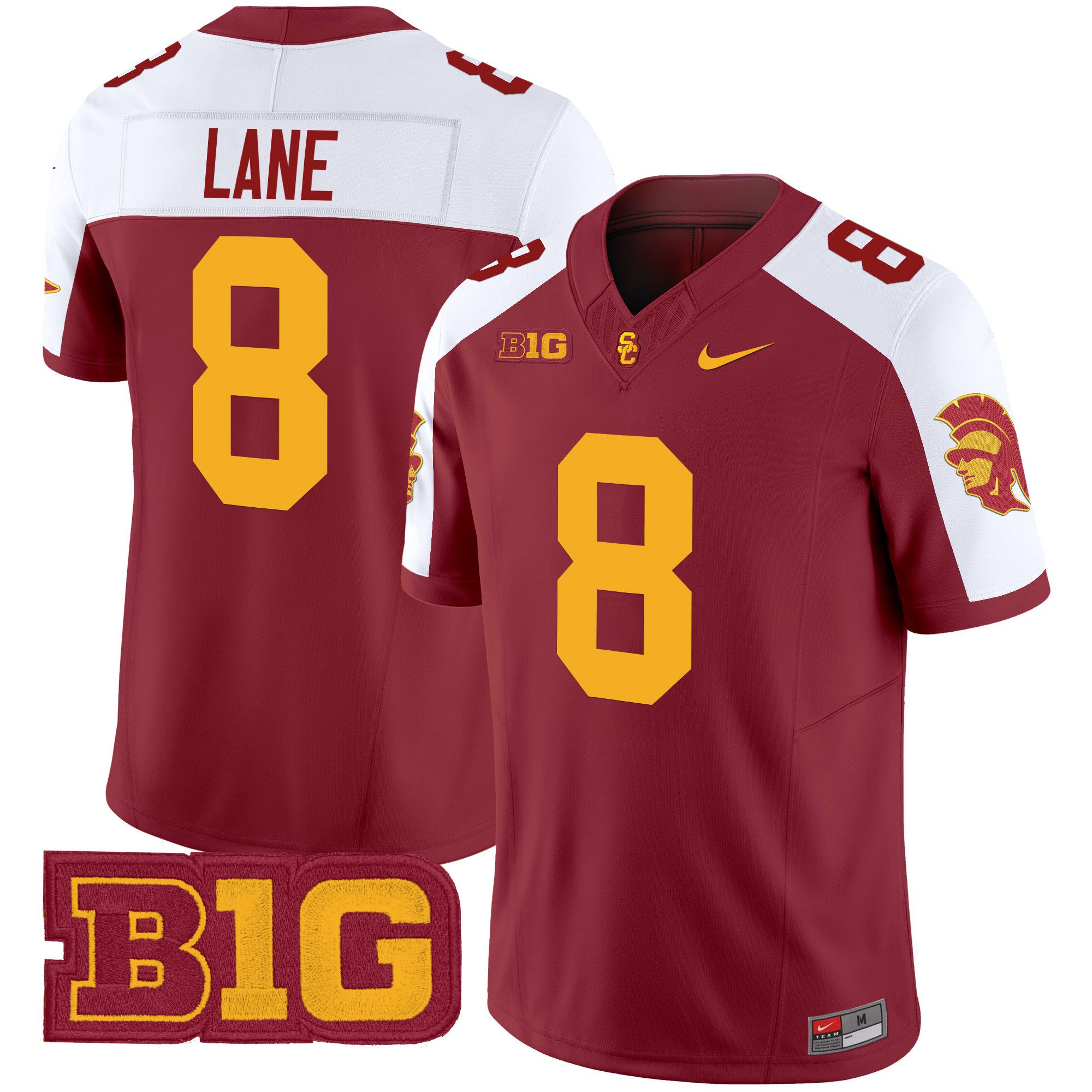 Men USC Trojans #8 Lane Red Nike 2024 Vapor Limited NCAA Jersey->ncaa teams->NCAA Jersey